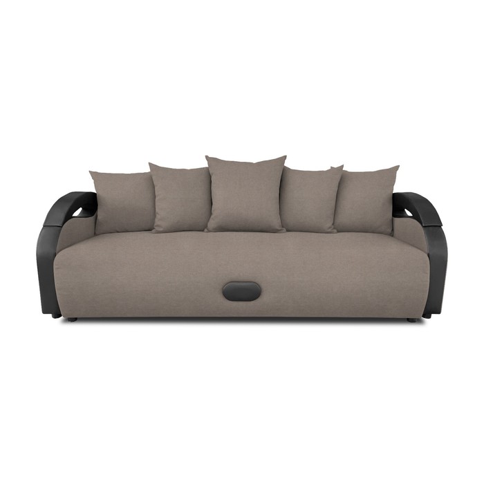 Прямой диван «Мария», еврокнижка, рогожка lunar, цвет beige - Фото 1