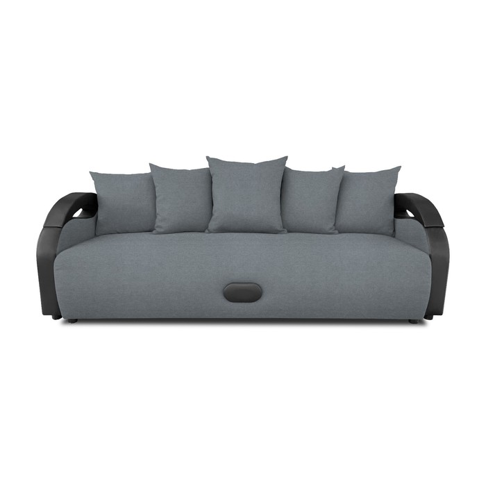 Прямой диван «Мария», еврокнижка, рогожка lunar, цвет mist - Фото 1