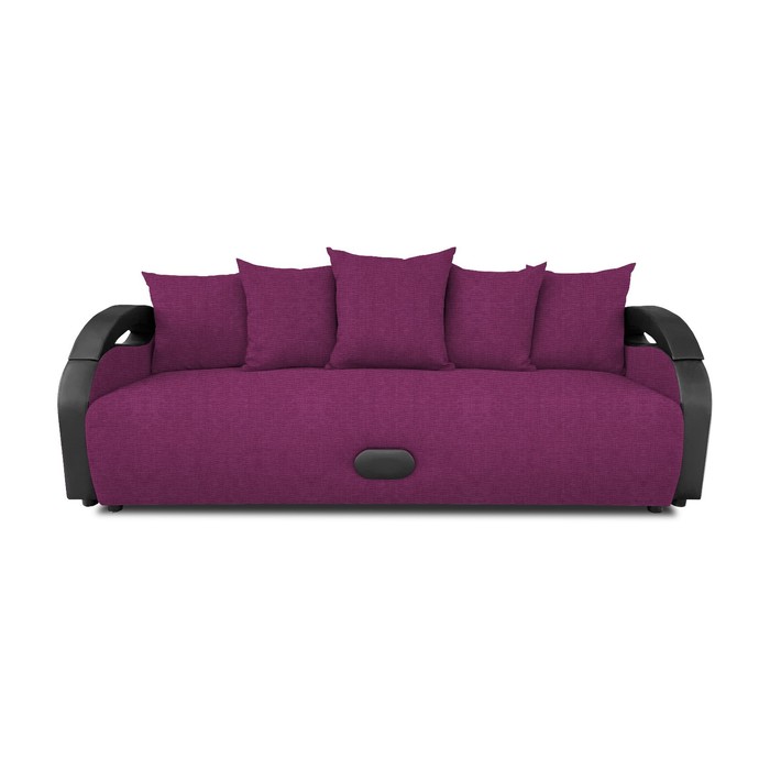 Прямой диван «Мария», механизм еврокнижка, рогожка, цвет savana berry