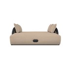 Прямой диван «Мария», механизм еврокнижка, рогожка, цвет savana camel - фото 12990608