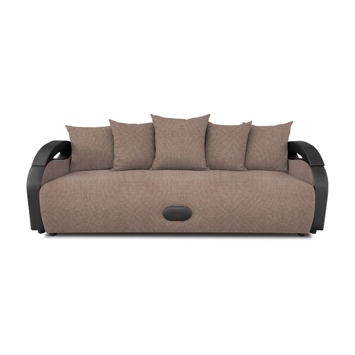 Прямой диван «Мария», еврокнижка, рогожка savana plus, цвет beige - Фото 1