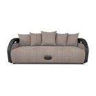 Прямой диван «Мария», еврокнижка, рогожка savana plus, цвет mocca - Фото 1