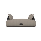 Прямой диван «Мария», еврокнижка, рогожка solta, цвет pebble - Фото 3