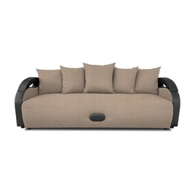 Прямой диван «Мария», еврокнижка, велюр vital, цвет sand
