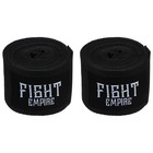 Бинт боксёрский FIGHT EMPIRE 4 м, цвет чёрный - фото 319538547