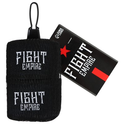 Бинты боксёрские FIGHT EMPIRE, 4 м, эластичные, чёрные