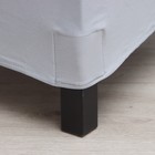 Чехол на стул со спинкой, цвет серый, 90х40х40 см, 100% п/э - Фото 3