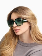 Очки солнцезащитные женские «OneSun. Стрекоза», uv 400, линза 4.7×5 см - Фото 5