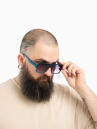 Очки солнцезащитные «OneSun. Маска», uv 400, линза 4.5×5.5 см, синий - Фото 6