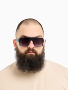 Очки солнцезащитные «OneSun. Маска», uv 400, линза 4.5×5.5 см, синий - Фото 6