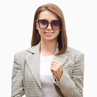 Очки солнцезащитные женские OneSun, uv 400, дужка 15 см, ширина 14.5 см, линза 4.5×5 см - Фото 5