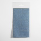 Набор заплаток джинсовых, клеевые, лист 10 × 18 см, 10 шт, цвет светлая джинса - Фото 4