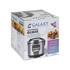 Мультиварка Galaxy GL 2643, 900 Вт, 5 л, 10 программ, антипригарное покрытие, серебристая - фото 9817361