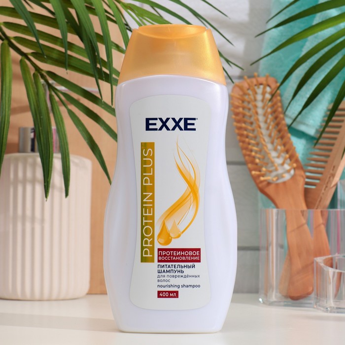 Питательный шампунь EXXE PROTEIN PLUS "Протеиновое восстановление", 400 мл - Фото 1