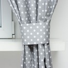 Шторы для кухни «Этель. Звёзды», 149×180 см - 2 шт., подхваты - 2 шт. - Фото 3