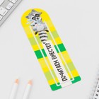 Закладка для книг «Енот» с защипом, картон, 6 см × 19 см 9664154