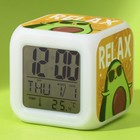 Электронные часы-будильник «Relax», с подсветкой - фото 19788971