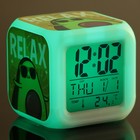Электронные часы-будильник «Relax», с подсветкой - Фото 11