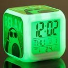 Электронные часы-будильник «Relax», с подсветкой - Фото 9
