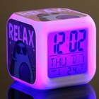 Электронные часы-будильник «Relax», с подсветкой - Фото 10