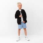 Бомбер детский MINAKU цвет чёрный, рост 140 см - Фото 11