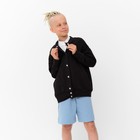 Бомбер детский MINAKU цвет чёрный, рост 140 см - Фото 13