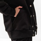 Бомбер детский MINAKU цвет чёрный, рост 140 см - Фото 6