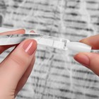 Наклейки на типсы «Aqua» 21,5 × 30,5/8,3 × 0,9 см, 50 шт на листе, цвет серый - фото 24509457