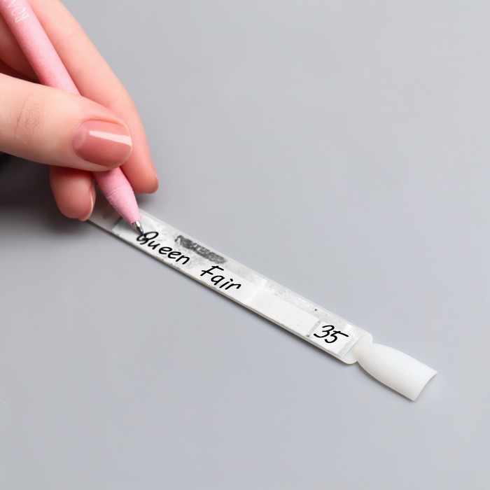 Наклейки на типсы «Aqua» 21,5 х 30,5/8,3 х 0,9 см, 50 шт на листе, цвет серый 36045