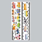Наклейка пластик интерьерная цветная ростомер "Транспорт" набор 2 листа 15х60 см - Фото 2