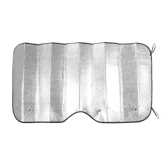 Шторка солнцезащитная Nova Bright, металлизированная, под лобовое стекло, 150 х 80 см - Фото 1