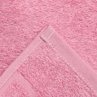 Полотенце махровое с бордюром 70х140 см, цвет фуксия, хлопок 100%, 430г/м2 - фото 22493171