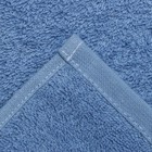 Полотенце махровое 40х70см, синее море, 430г/м, хл100% 9744856