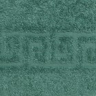 Полотенце махровое 40х70 см, зелёный, 430г/м, хлопок 100% - Фото 3