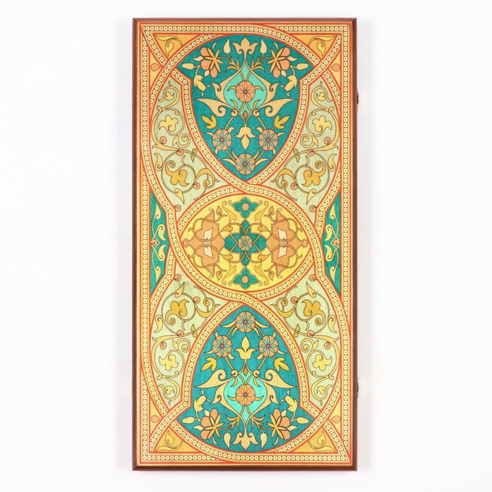 Нарды деревянные большие, с шашками «Персидские», настольная игра, 60×60 см - Фото 1