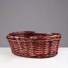 Корзина плетёная с ручками, 39×31×13 см - фото 45277712