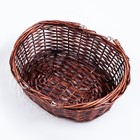 Корзина плетёная с ручками, 39×31×13 см - фото 45277714