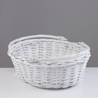 Корзина, 39 х 31 х 13 см, белая - фото 35952514