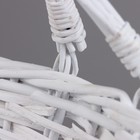 Корзина, 39 х 31 х 13 см, белая - фото 35952515