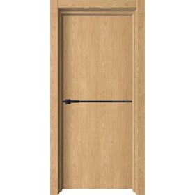 Дверное полотно «Кама 1», 600×2000 мм, глухое, цвет ольха арт
