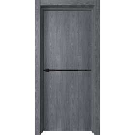 Дверное полотно «Кама 1», 900×2000 мм, глухое, цвет ольха серая