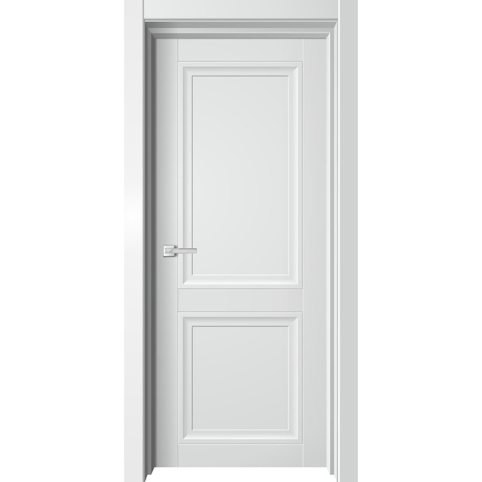 Дверное полотно «Atom», 600×2000 мм, глухое, цвет белый бархат - Фото 1