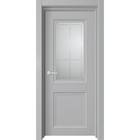 Дверное полотно «Atom», 600×2000 мм, остеклённое, сатин, цвет серый бархат - фото 291634309