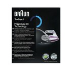 Утюг Braun SI5037VI, 2700 Вт, керамическая подошва, 50 г/мин, 300 мл, фиолетовый 9695361 - фото 57743