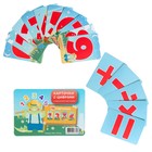 Набор обучающих карточек "Веселый счет" 15 шт, динозавр, 14×9,3 см - фото 319540492
