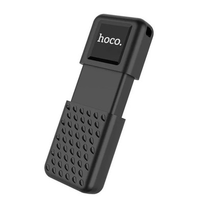 Флешка Hoco UD6 Intelligent, 8 ГБ, USB 2.0, чтение до 30 Мб/с, запись до 10 Мб/с, чёрная