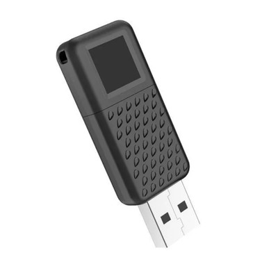 Флешка Hoco UD6 Intelligent, 32 ГБ, USB 2.0, чтение до 30 Мб/с, запись до 10 Мб/с, чёрная