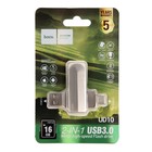 Флешка OTG Hoco UD10 Wise, 16 Гб, USB3.0, USB/Type-C, чт до 120 Мб/с, зап до 30 Мб/с, металл - Фото 6