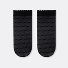 Носки капроновые детские, цвет чёрный/горошек, размер 18-20 - Фото 2