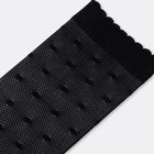 Носки капроновые детские, цвет чёрный/горошек, размер 18-20 - Фото 3